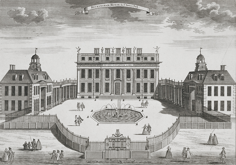 Figure 8: Engraving of Buckingham House c. 1710
