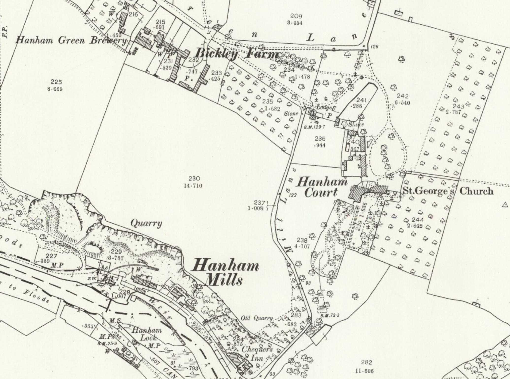 Figure 5: Map of Hanham Green